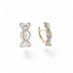 18K Vergoldete Ohrringe – Moderne Damenohrringe mit Stil