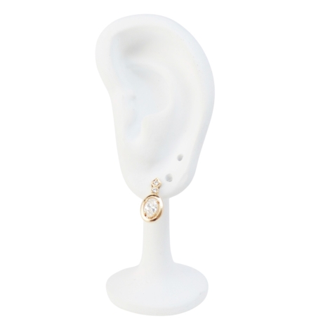 18K Vergoldete Ohrringe – Goldene Damen Accessoires mit Klasse