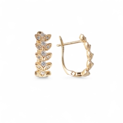18K Vergoldete Ohrringe Klassische Eleganz in hochwertigem Gold
