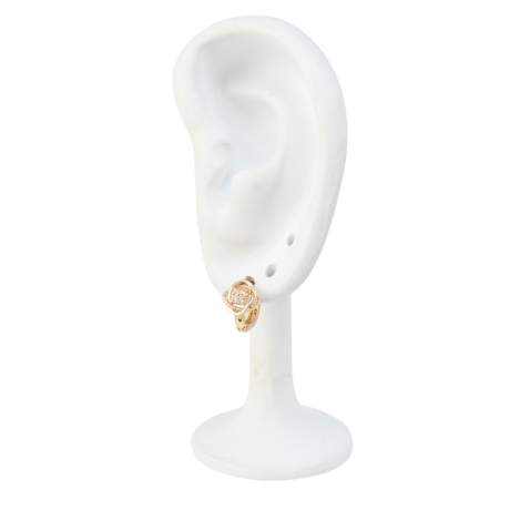 18K Vergoldete Ohrringe Eleganter Goldschmuck als Geschenkidee
