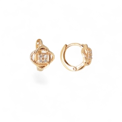 18K Vergoldete Ohrringe Eleganter Goldschmuck als Geschenkidee