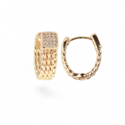 18K Vergoldete Ohrringe – Eleganter Schmuck für Damen