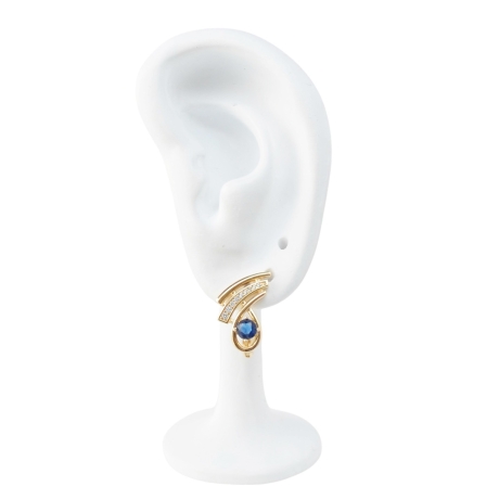 18K Vergoldete Ohrringe – Modernes Design mit goldenem Glanz