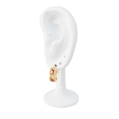 18K Vergoldete Ohrringe – Elegante Creolen für Damen
