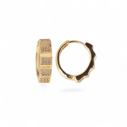 18K Vergoldete Ohrringe – Moderner Goldschmuck für Frauen