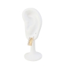 18K Vergoldete Ohrringe – Elegante Damen Accessoires aus Gold