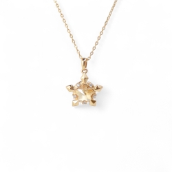 18K vergoldete Halskette für Damen – Eleganter zeitloser Schmuck