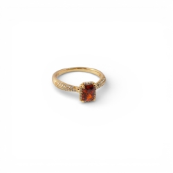 18K Vergoldete Ringe Elegantes Schmuckstück Für Damen: 9