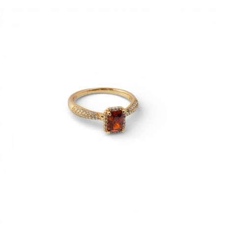18K Vergoldete Ringe Elegantes Schmuckstück Für Damen: 9