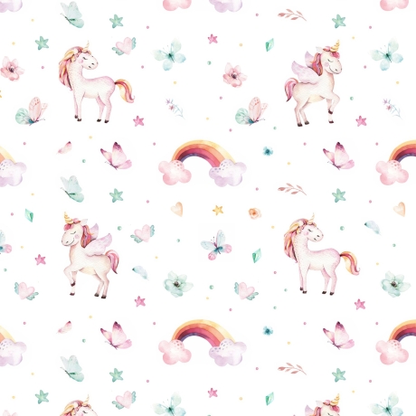 5 Bögen Geschenkpapier Einhorn 1,60€/qm- 84,1 x 59,4 cm