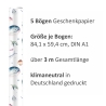 5 Bögen Geschenkpapier Meerestiere 1,60€/qm- 84,1 x 59,4 cm