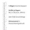 5 Bögen Geschenkpapier Punkte Dots 1,60€/qm- 84,1 x 59,4 cm
