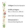 5 Bögen Geschenkpapier Bauernhof 1,60€/qm- 84,1 x 59,4 cm