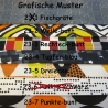 Projekttasche Handarbeitskorb Bobbeltasche - Graphisch - Häkeln