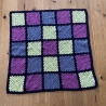 Gehäkelte Granny Square Kniedecke- Kinderdecke