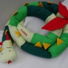 Bettschlange Drache, Puckschnecke, Bettrolle, Wickeltischrolle
