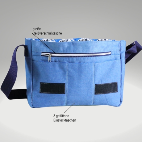 Umhängetasche Herren/Männertasche/Schultertasche/upcycling Tasche