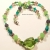 Kette GRÜNE Glasperlen  Glasschmuck