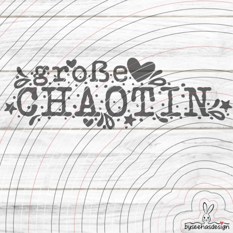 große Chaotin Plotterdatei SVG DXF
