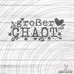 großer Chaot Plotterdatei SVG DXF 