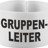 gummielastische Armbinde 10 cm bedruckt mit GRUPPENLEITER