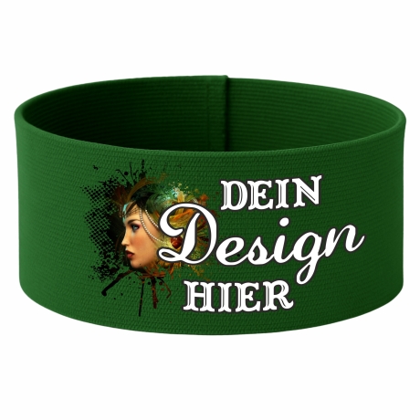 gummielastische Armbinde 5 cm Höhe personalisiert mit Wunschmotiv