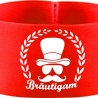 gummielastische Armbinde 10 cm bedruckt mit BRÄUTIGAM