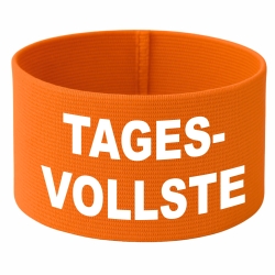 gummielastische Armbinde 10 cm bedruckt mit TAGESVOLLSTE