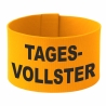 Klett-Armbinde 10 cm Höhe bedruckt mit TAGESVOLLSTER