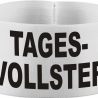 gummielastische Armbinde 10 cm bedruckt mit TAGESVOLLSTER