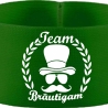 gummielastische Armbinde 10 cm bedruckt mit TEAM BRÄUTIGAM