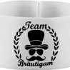 gummielastische Armbinde 10 cm bedruckt mit TEAM BRÄUTIGAM