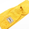 Kinderhaarband Stirnband Farbkleckse Gelb Handmade Limitiert