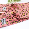Haarband Stirnband Leoprint Apricot Handmade Limitiert