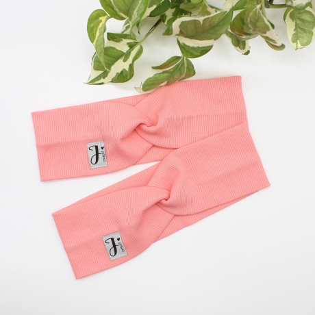 Haarband Stirnband Apricot Rippjersey Handmade Limitiert