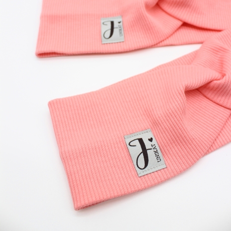 Haarband Stirnband Apricot Rippjersey Handmade Limitiert