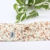 Haarband Stirnband Blumen Beige Handmade Limitiert