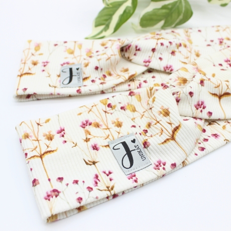 Haarband Stirnband Blumen Handmade Limitiert