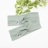 Haarband Stirnband Khaki Rippjersey Handmade Limitiert