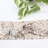 Haarband Stirnband Leoprint Braun Handmade Limitiert