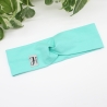 Haarband Stirnband Mint/Aqua Handmade Limitiert