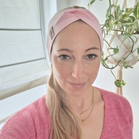 Haarband Stirnband Rosa Uni Handmade Limitiert