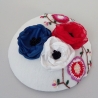 Fascinator saftige Blumen
