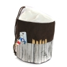 Projekttasche Handarbeitskorb Bobbeltasche - Holz - Stricken