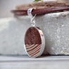 Kettenanhänger Holz – Eiche & Pitch Pine in 925 Silber