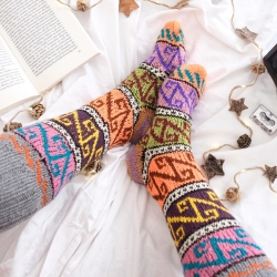 Handgestrickte Stricksocken – Warme Wollsocken Unisex | 38 39 40