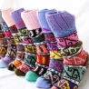 Bunte Wollsocken handgestrickt – Lange Wintersocken | 38 39 40