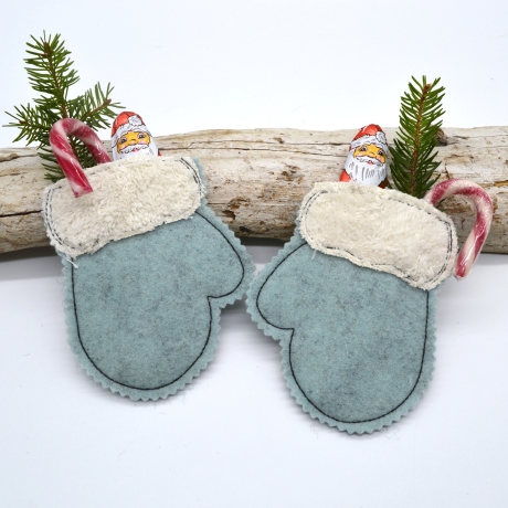 Stickdatei Handschuhe zum Befüllen Wunscherfüller Adventskalender