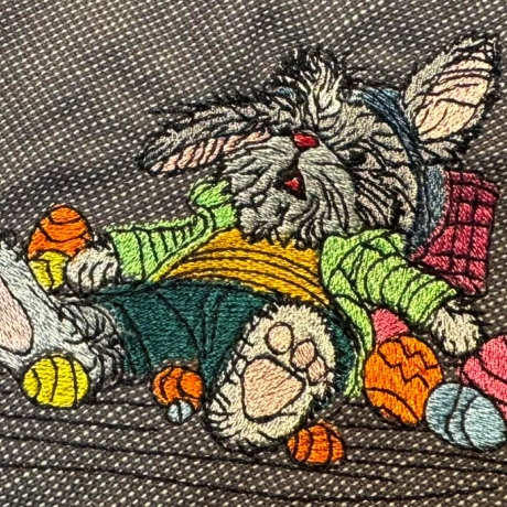 Einzeldatei geschaffter Hase - Größe: 10.36 x 7.70 cm