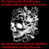 NEU Stickdatei Totenkopf Skull Kaja Blumen